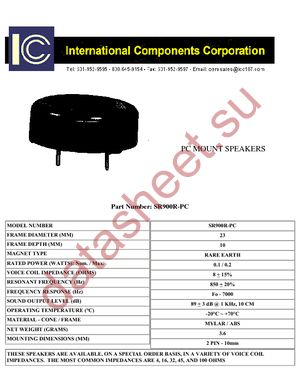 SR900R-PC datasheet  